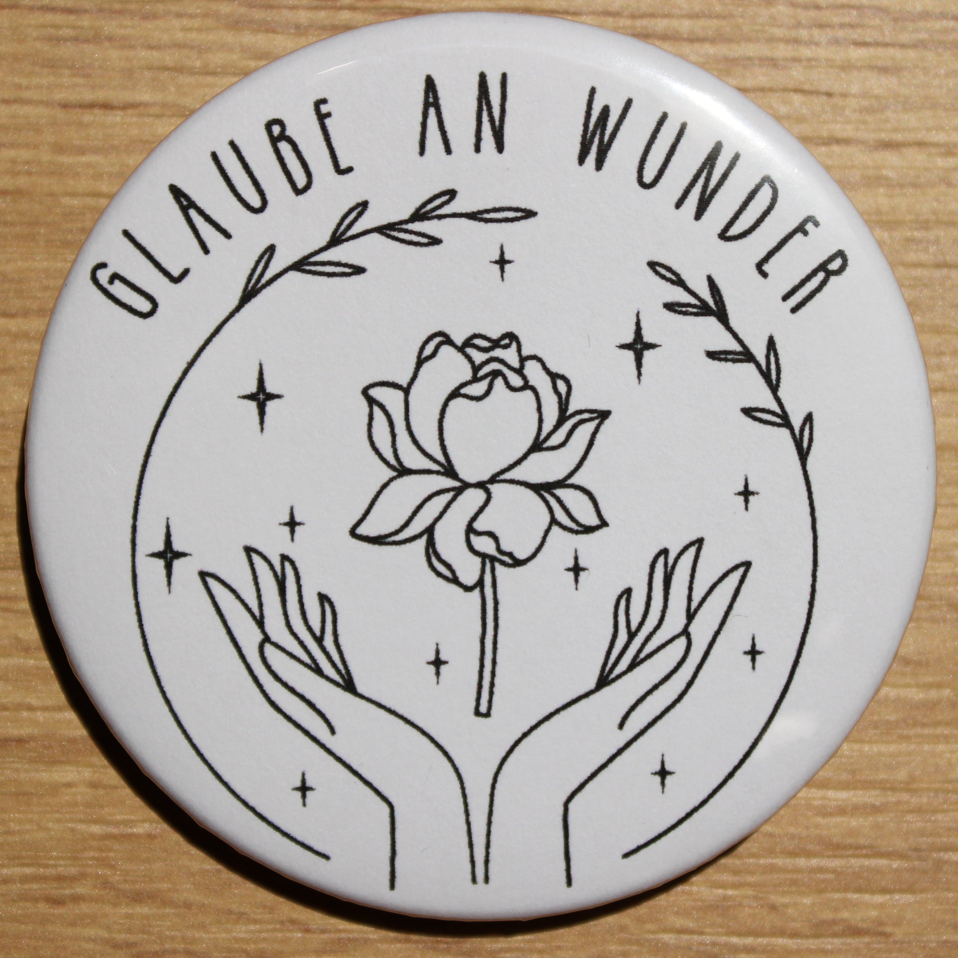 Button - „Glaube an Wunder“