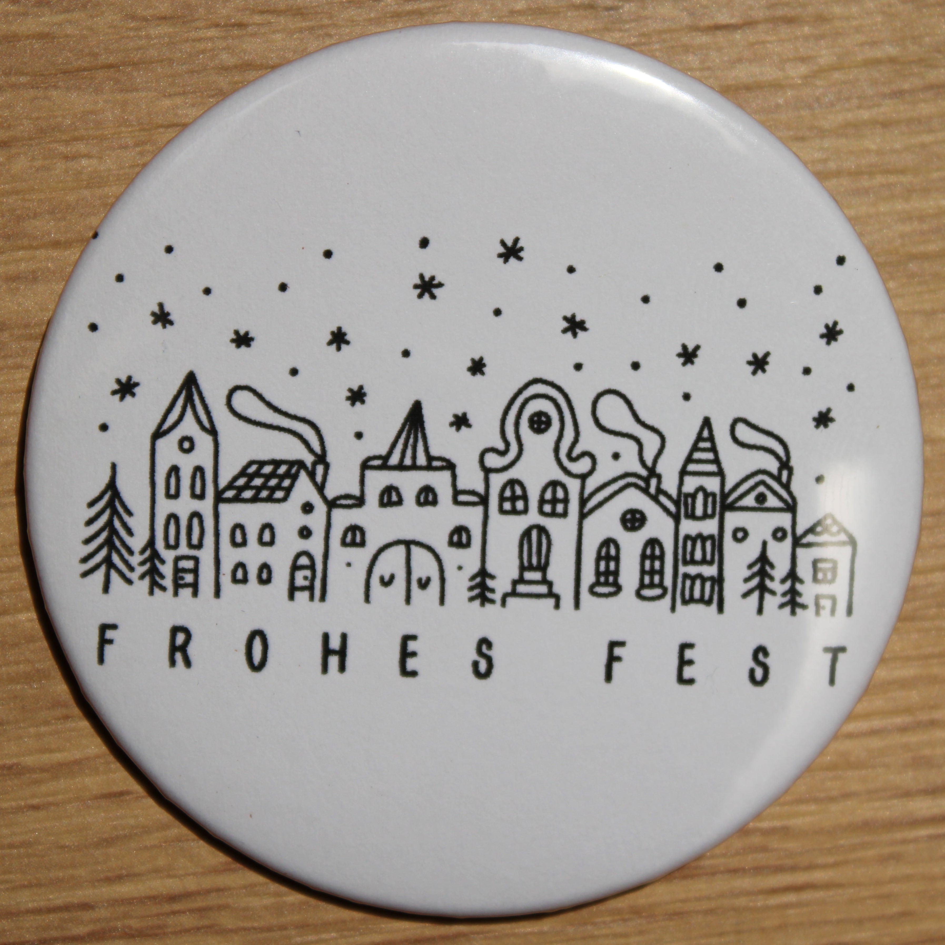 Button - „Frohes Fest“