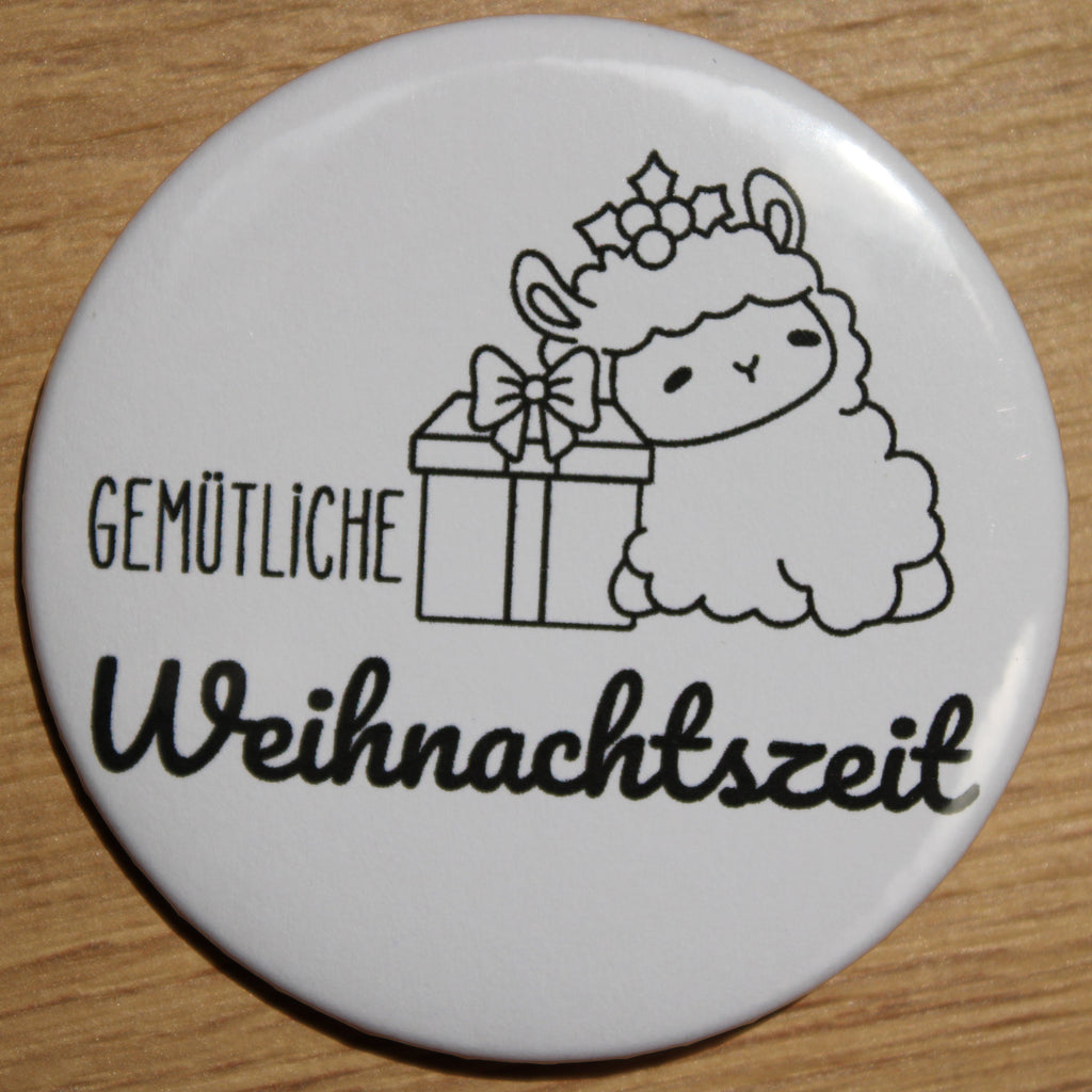 Button - „Gemütliche Weihnachtszeit“