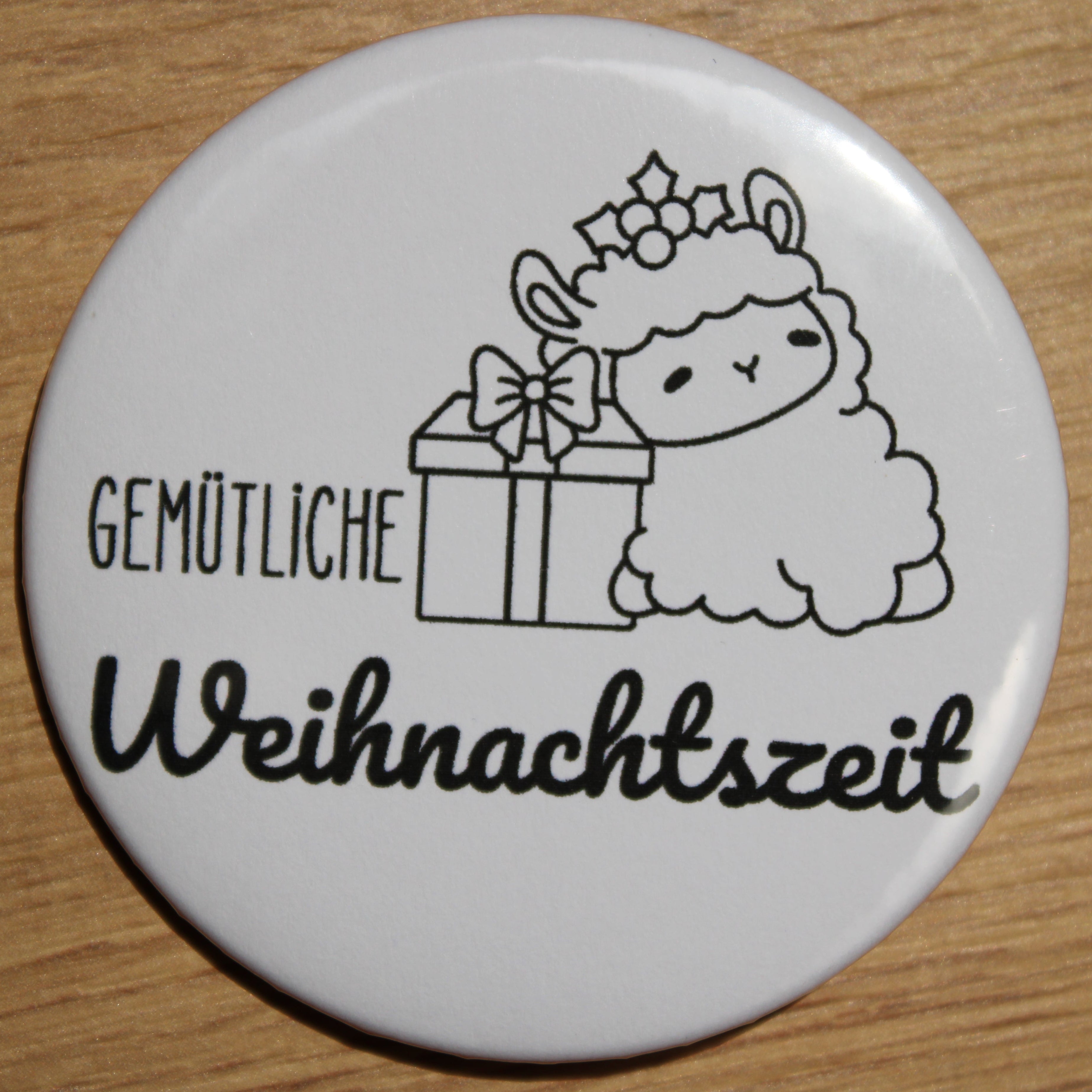 Button - „Gemütliche Weihnachtszeit“
